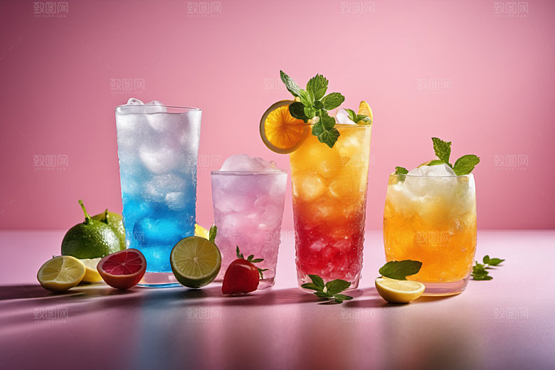 果汁饮料夏天高清摄影图