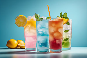 果汁饮料饮品夏日摄影图