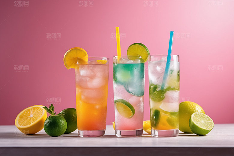 果汁饮料果茶夏天摄影图