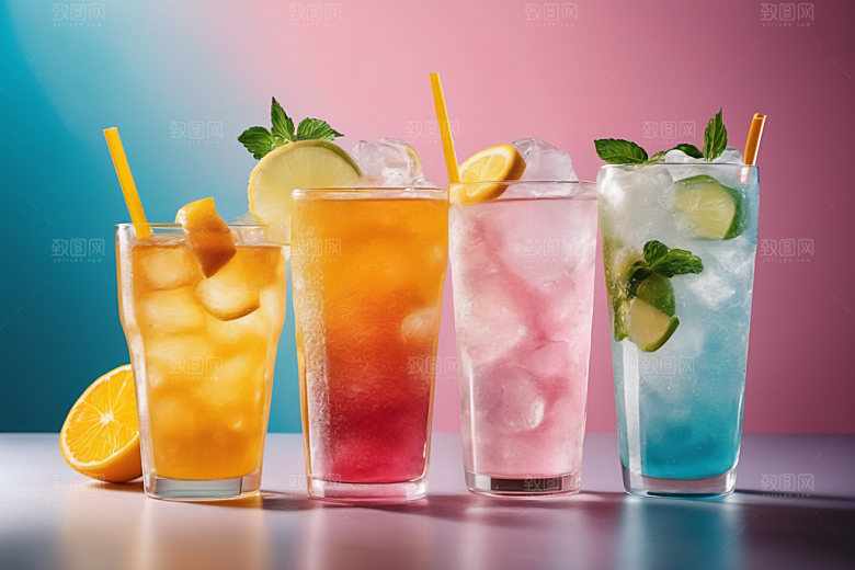 果汁饮料高清冰爽摄影图