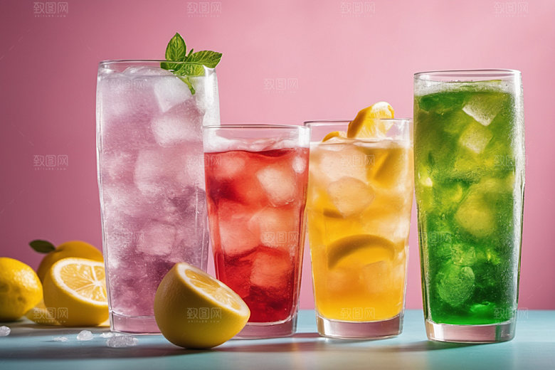 果汁饮料高清夏日摄影图
