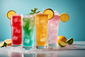 果汁饮料夏日饮品摄影图