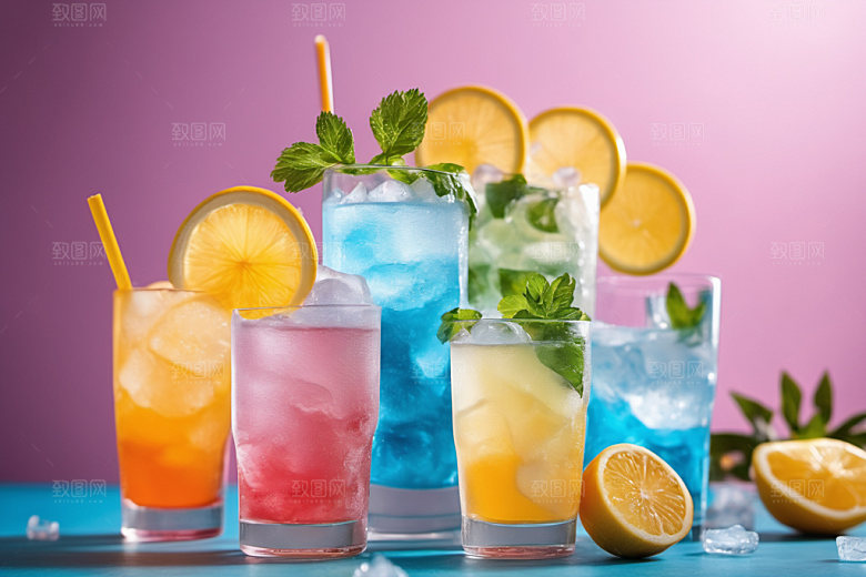 果汁饮料美味夏天摄影图