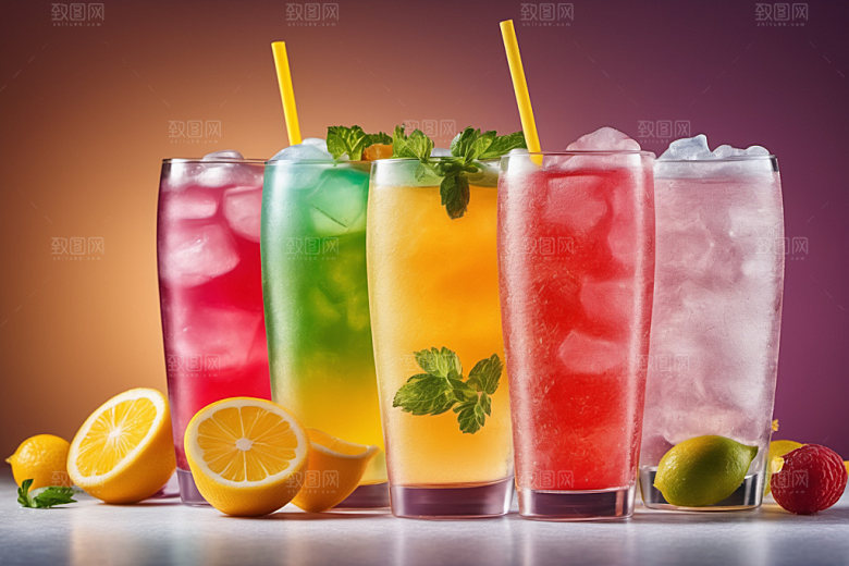 果汁饮料夏天夏日摄影图