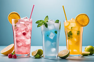 果汁饮料冰饮夏日摄影图