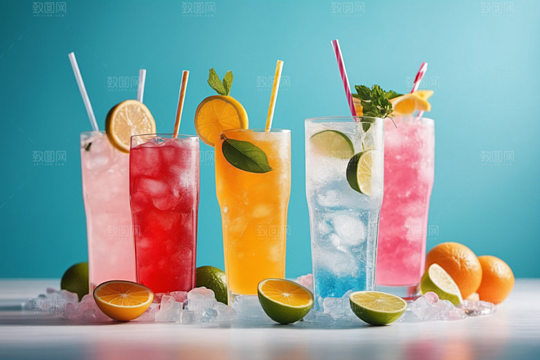 果汁饮料美味夏天摄影图