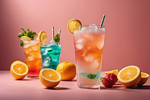 果汁饮料果饮饮品摄影图