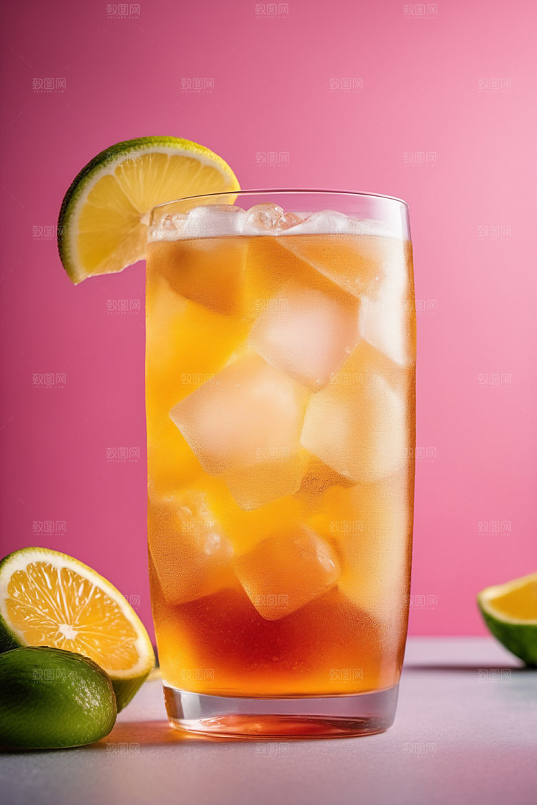 果汁茶饮创意摄影图