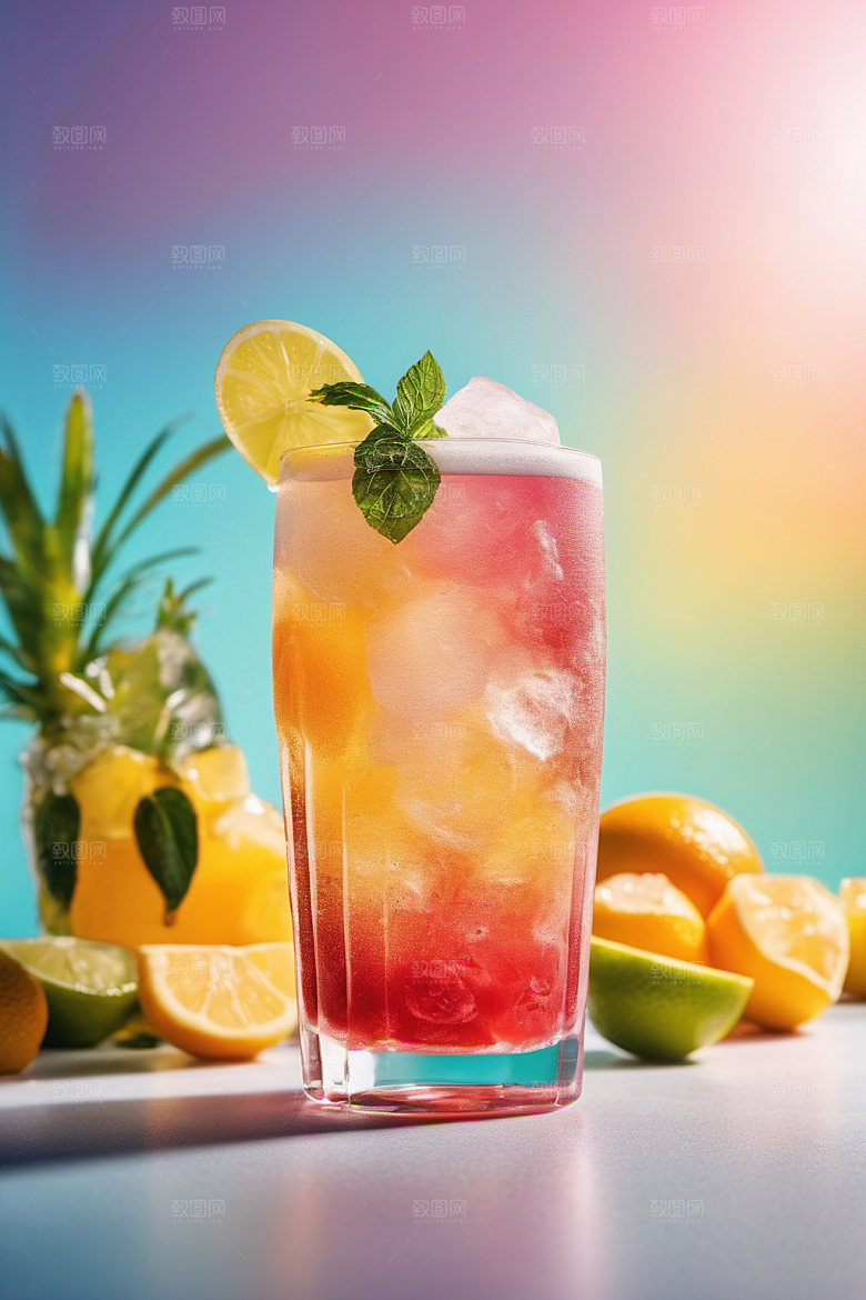 果汁果饮高清摄影图