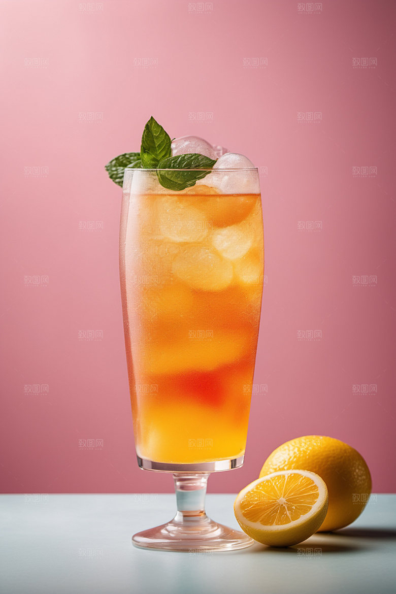 果汁夏日美食摄影图