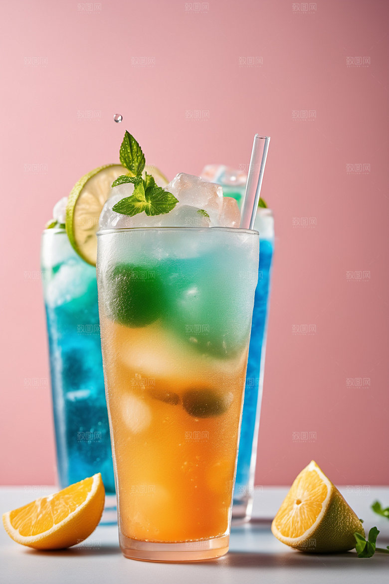 果汁果饮美食摄影图
