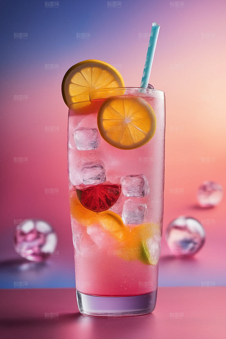 果汁高清缤纷摄影图