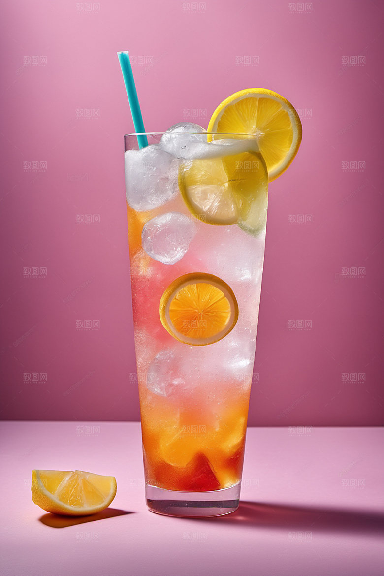 果汁果饮夏天摄影图