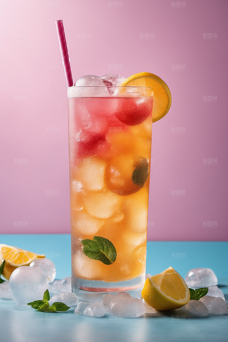 果汁果饮高清摄影图