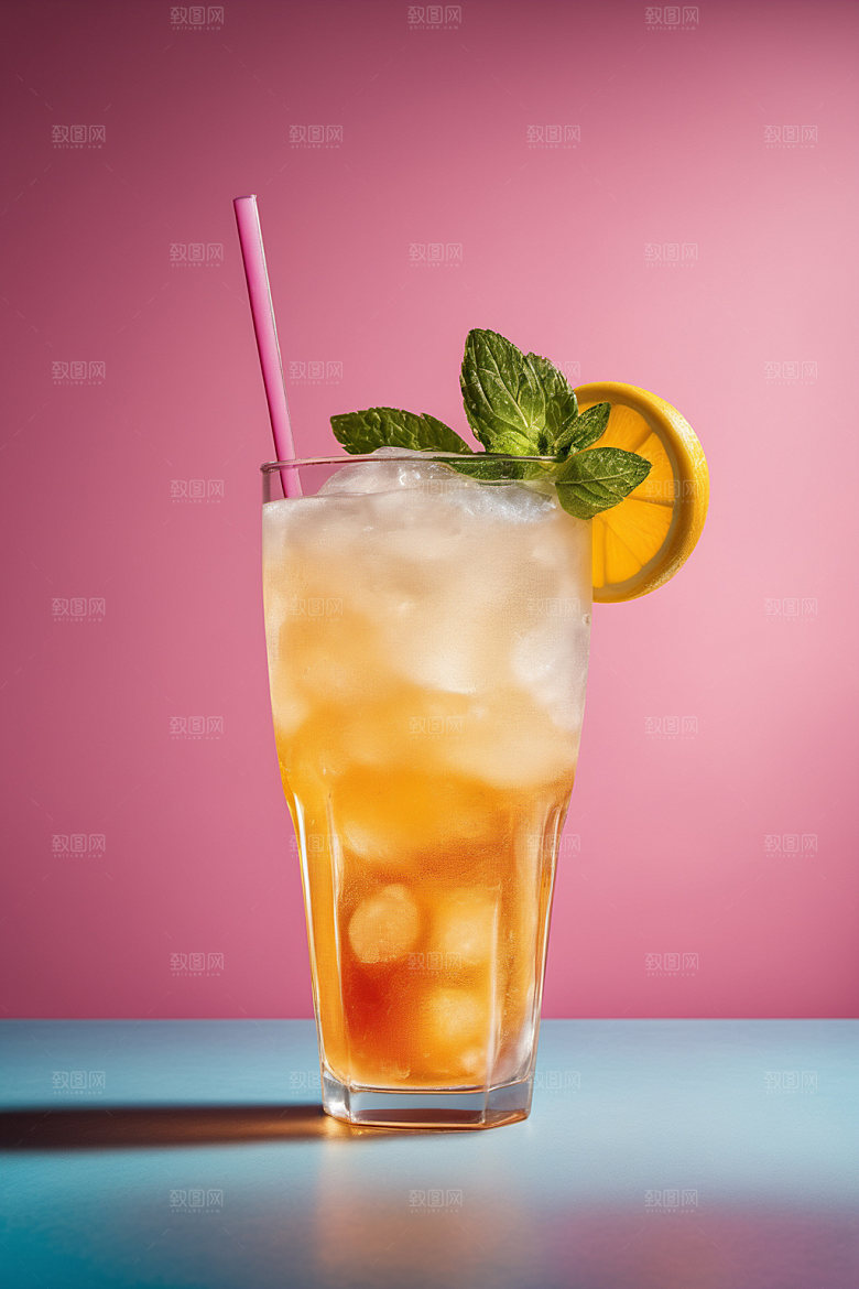 果汁美食夏日摄影图