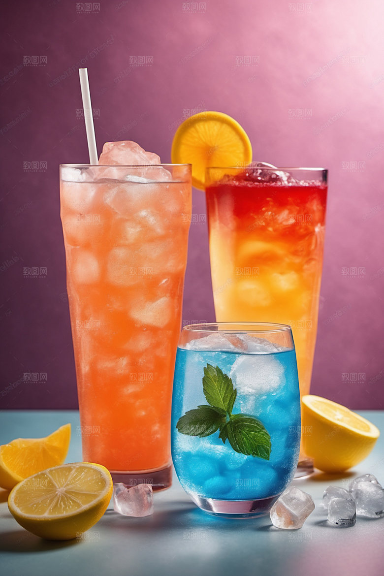 果汁创意夏天摄影图