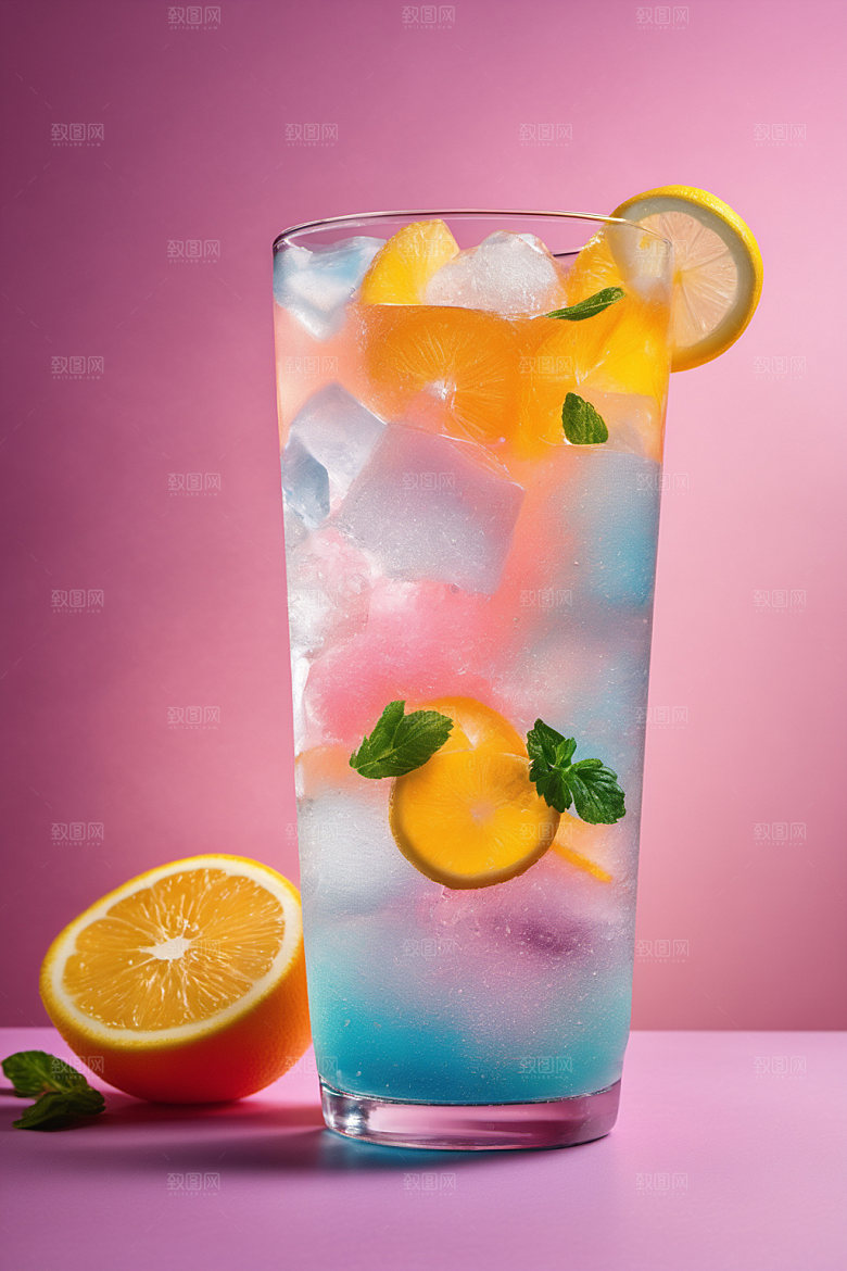 果汁高清夏日摄影图