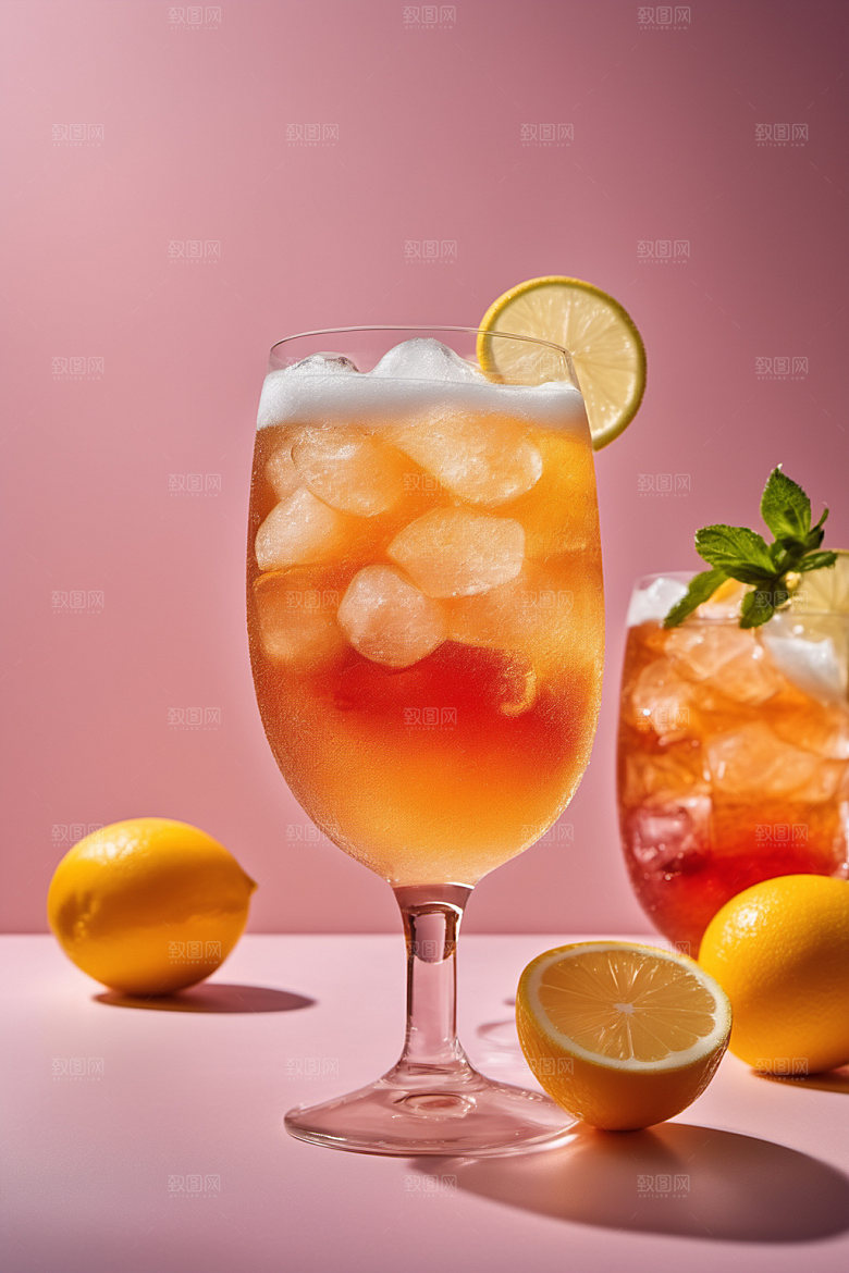 果汁茶饮高清摄影图