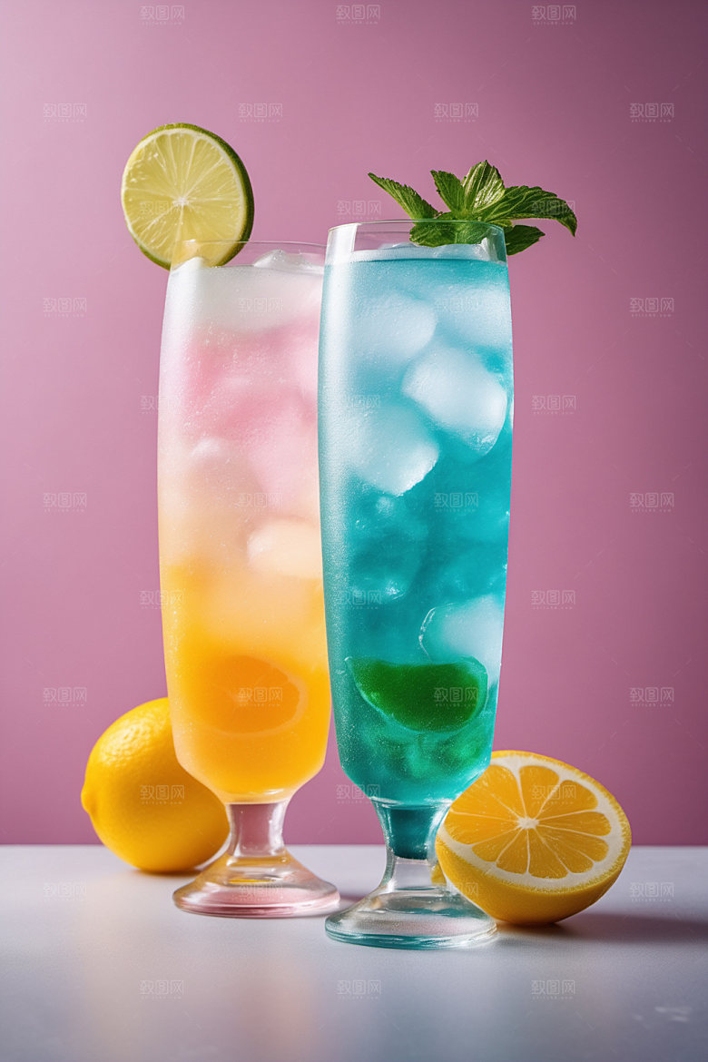 果汁夏天创意摄影图