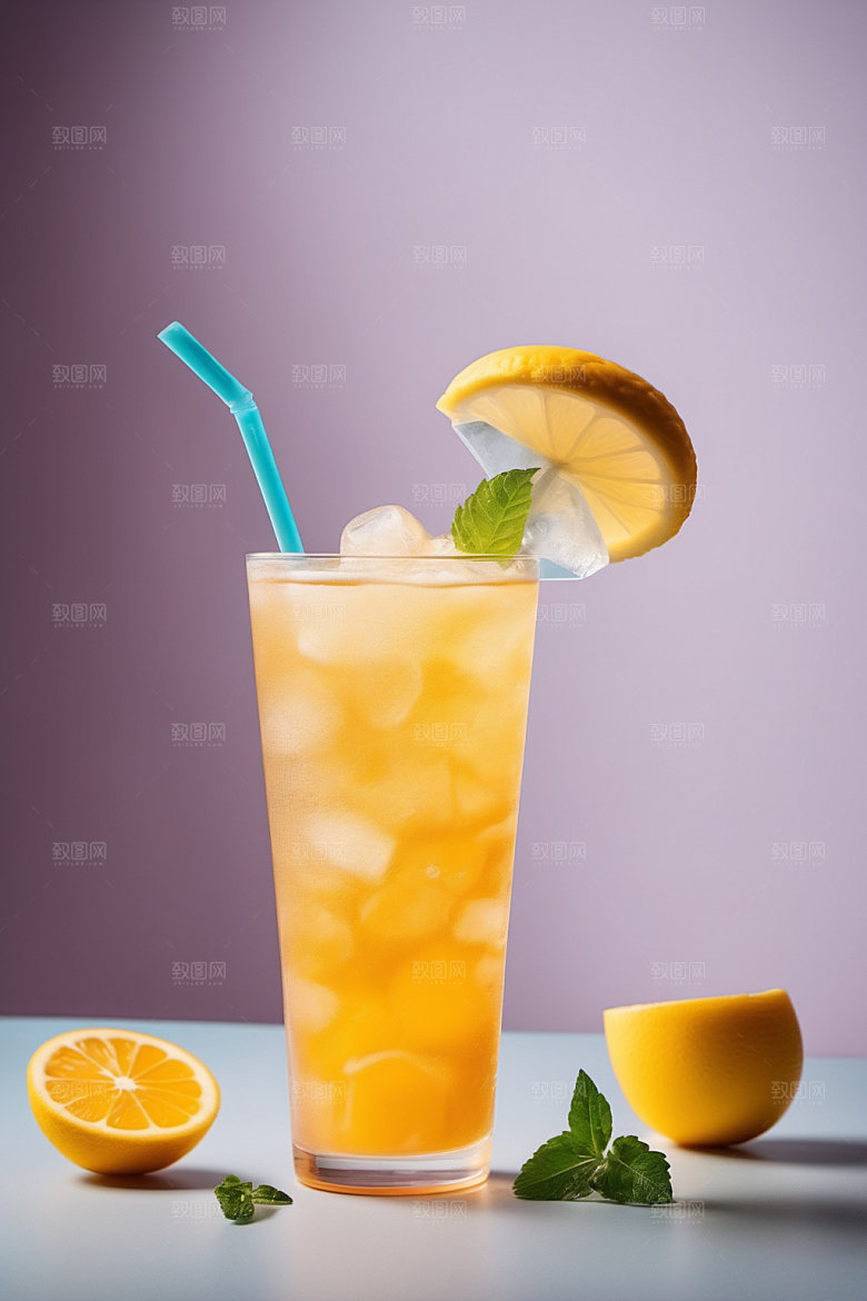 果汁茶饮果饮摄影图