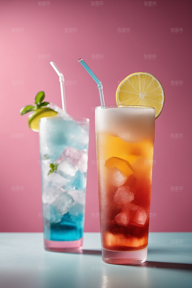 果汁茶饮夏天摄影图