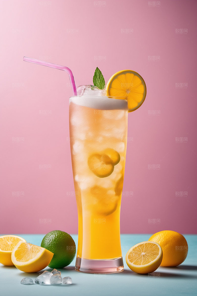 果汁饮料夏天摄影图