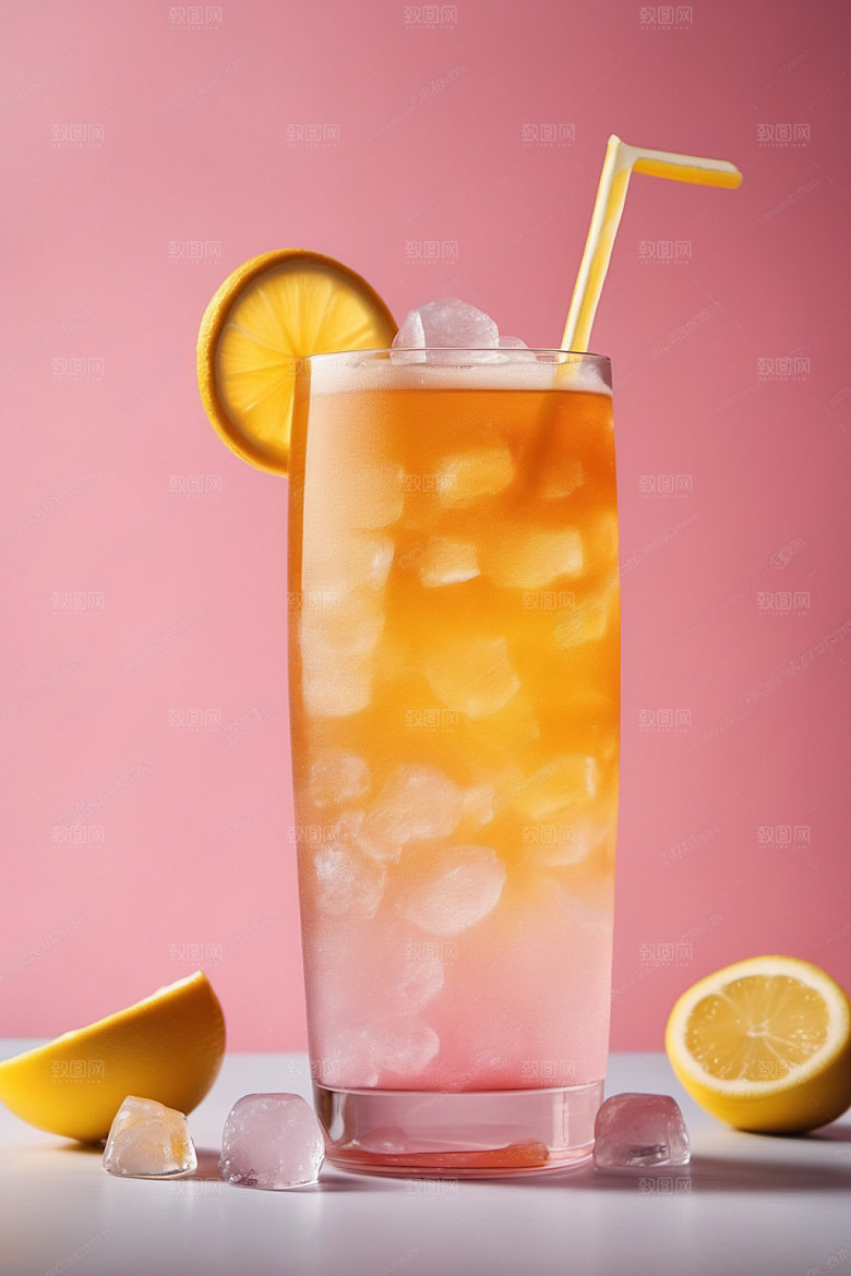 果汁夏日缤纷摄影图