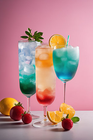 果汁饮料饮品摄影图