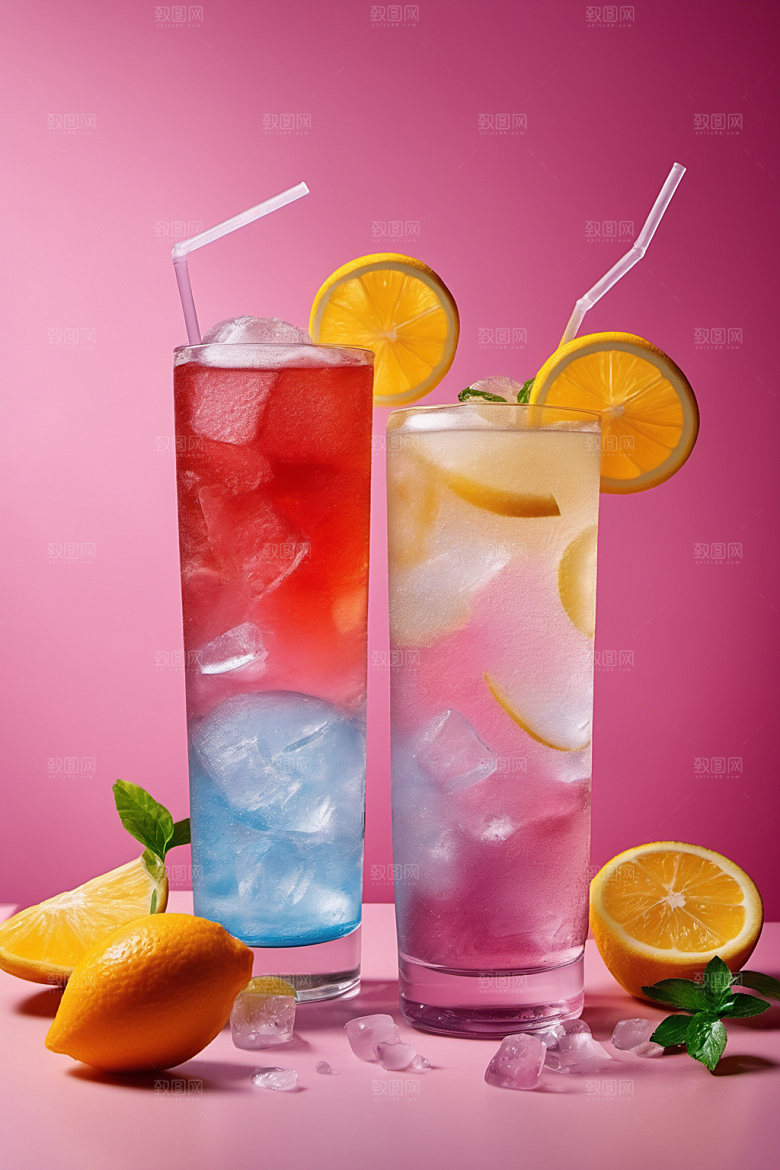 果汁高清夏日摄影图