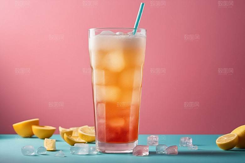 果汁果饮美食摄影图