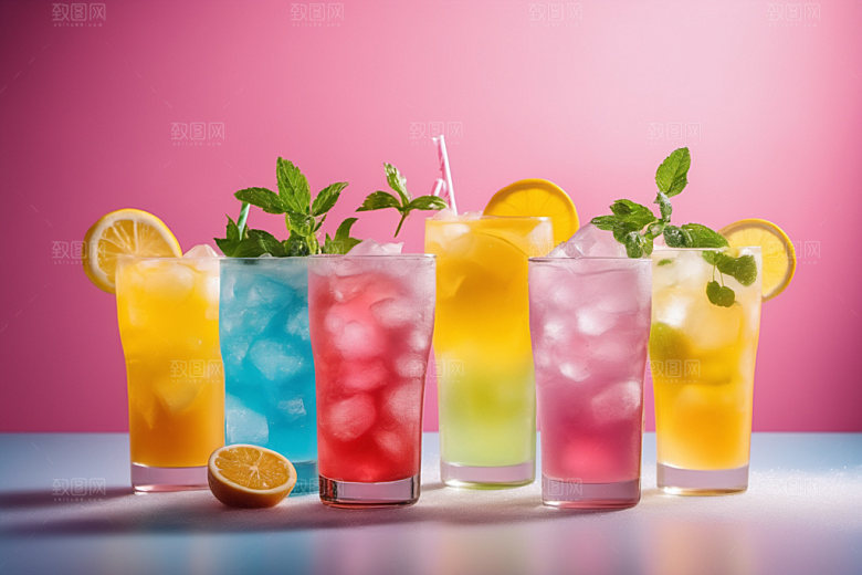 果汁创意夏天摄影图