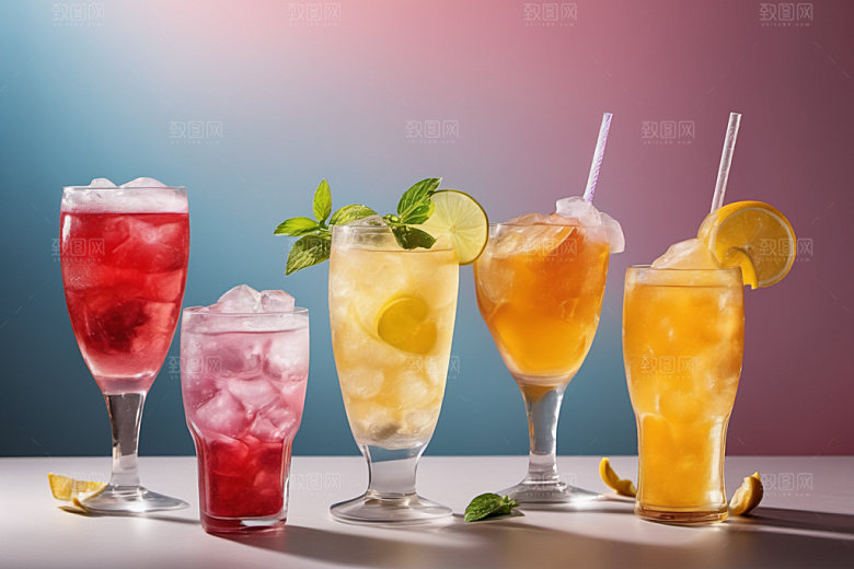 果汁饮料夏天摄影图