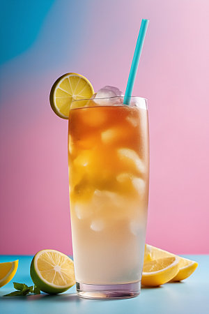 果汁饮料创意摄影图