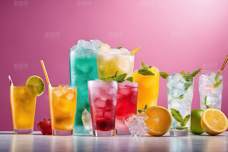 果汁夏天夏日摄影图