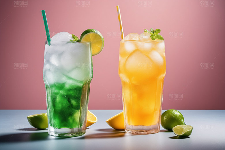 果汁高清缤纷摄影图