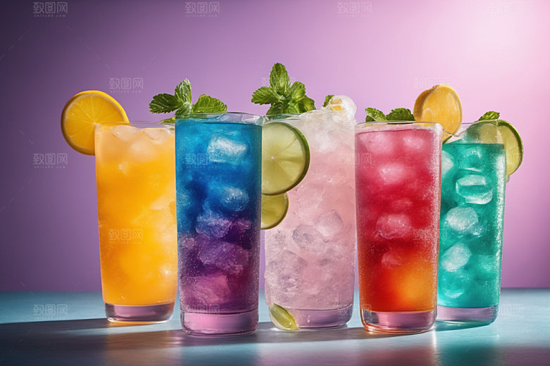 果汁饮料夏天摄影图
