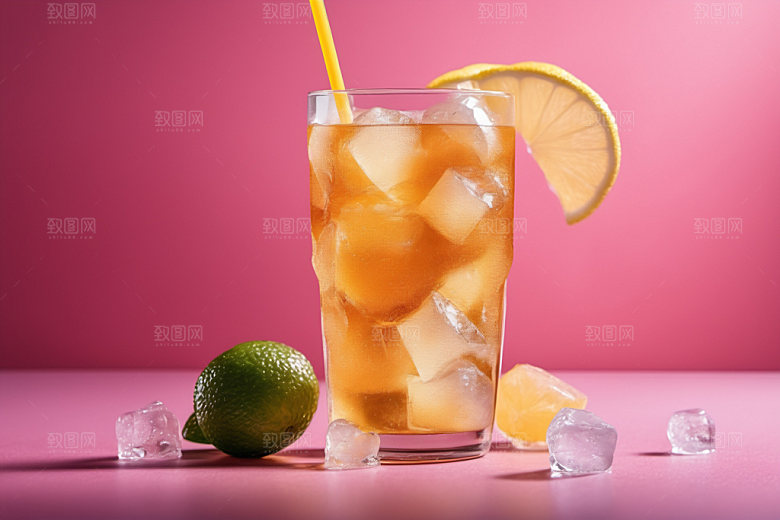 果汁缤纷美食摄影图