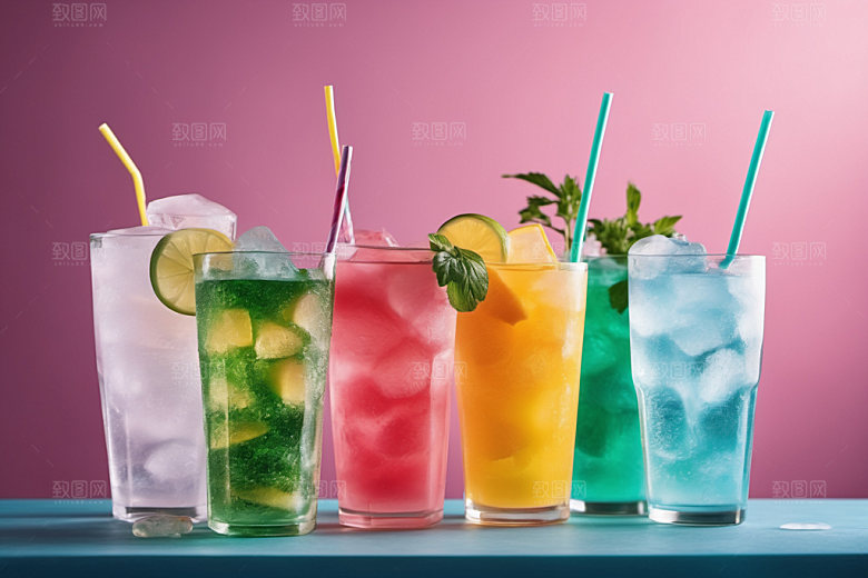 果汁高清茶饮摄影图