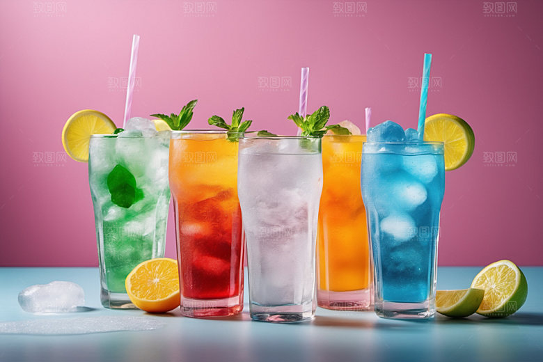 果汁果饮高清摄影图