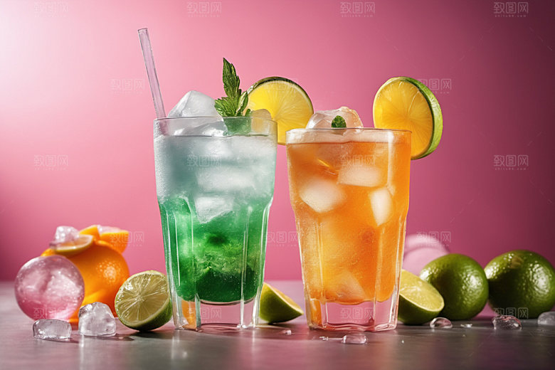 果汁高清夏天摄影图