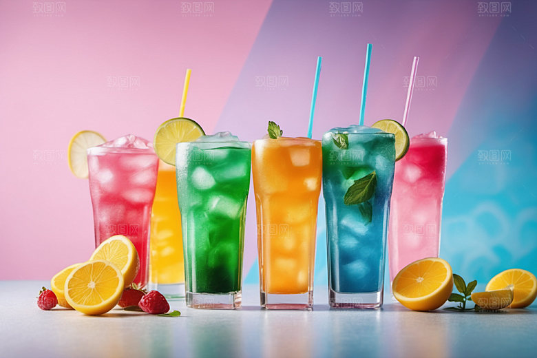 果汁饮料夏天摄影图