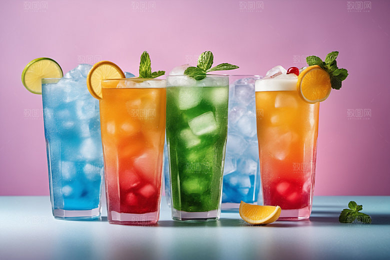 果汁果饮夏日摄影图