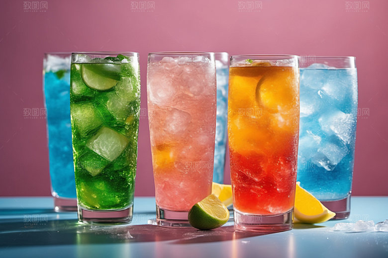 果汁茶饮夏天摄影图