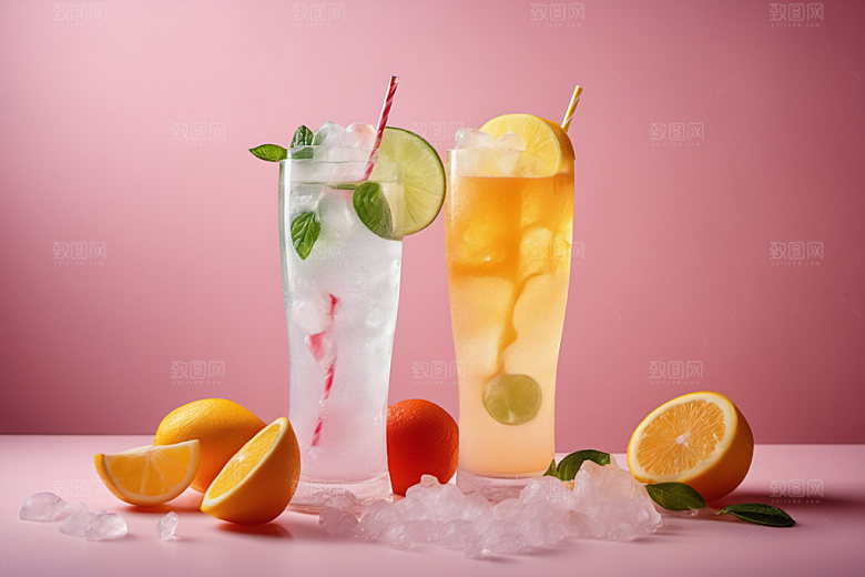 果汁高清果饮摄影图