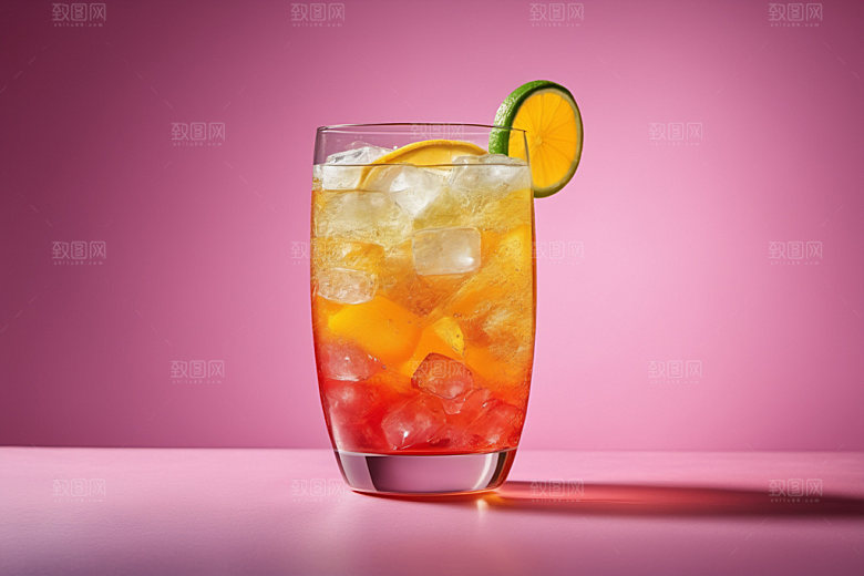 果汁美食缤纷摄影图