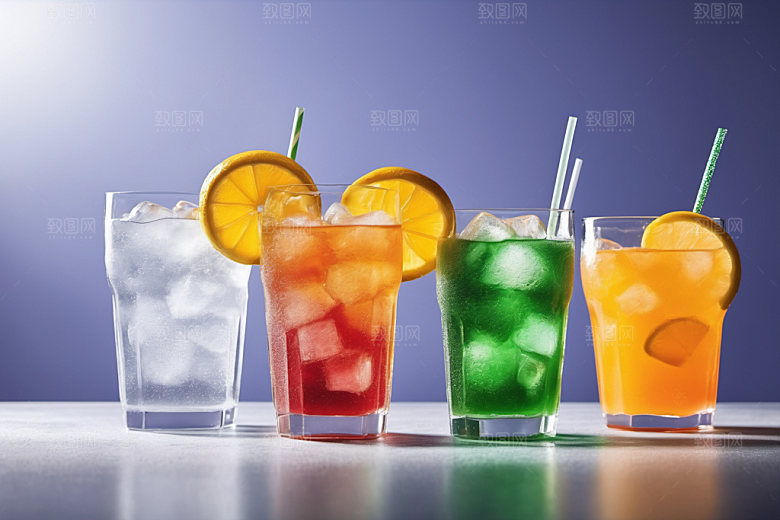 果汁果饮缤纷摄影图