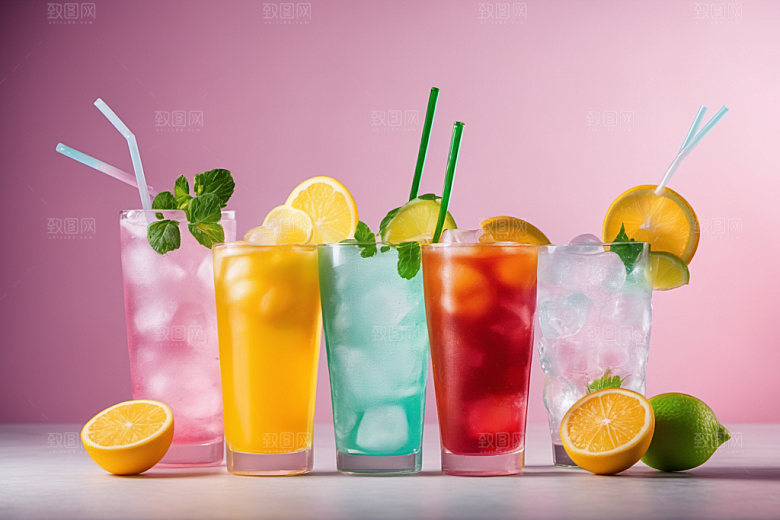 果汁饮料缤纷摄影图