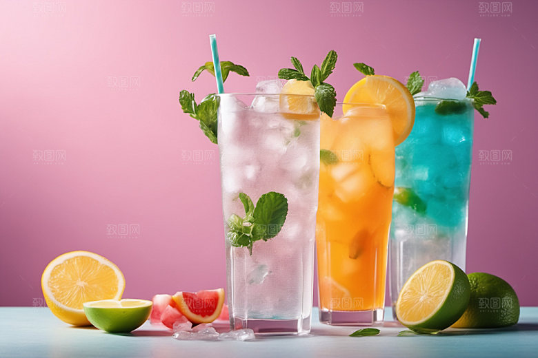 果汁创意美食摄影图
