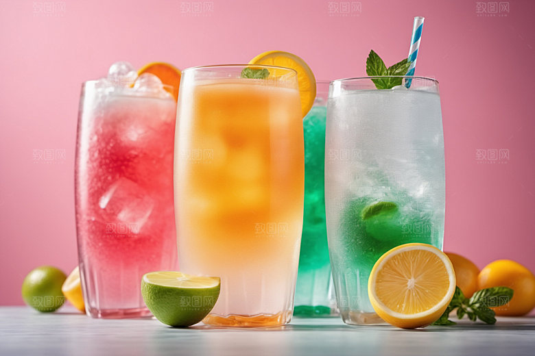 果汁美食夏日摄影图