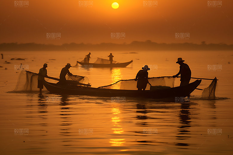 海边赶海钓鱼海钓摄影图